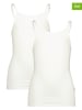 Vingino 2-delige set: onderhemden wit