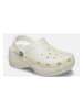 Crocs Crocs 'Classic Platform Glitter" crème
