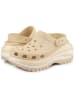 Crocs Chodaki "Mega Crush" w kolorze beżowym