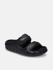 Crocs Slippers "Classic Cozzzy Overpuff" zwart