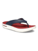 Crocs Zehentrenner "InMotion Flip" in Dunkelblau/ Rot