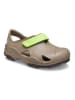 Crocs Slipper "Terrain Fisherman" in Khaki/ Limette