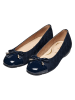 Geox Skórzane baleriny "Annytah" w kolorze granatowym