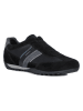 Geox Leder-Sneakers "Wells" in Schwarz
