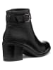 Geox Leder-Stiefeletten "New Asheel" in Schwarz