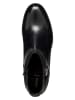 Geox Leder-Stiefeletten "New Asheel" in Schwarz