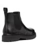 Geox Leder-Chelsea-Boots "Bleyze" in Schwarz
