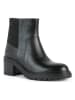 Geox Leder-Stiefeletten "Damiana" in Schwarz