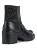 Geox Leder-Stiefeletten "Damiana" in Schwarz