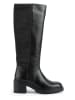 Geox Leder-Stiefel "Damiana" in Schwarz