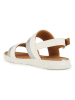 Geox Sandalen wit/zilverkleurig