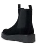 Geox Leder-Chelsea-Boots "Elidea" in Schwarz