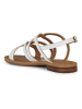 Geox Leder-Sandalen "Sozy" in Weiß