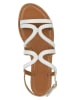 Geox Leder-Sandalen "Sozy" in Weiß