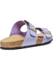 Geox Leder-Pantoletten "Brionia" in Lila