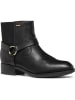 Geox Leder-Ankle-Boots "Felicity" in Schwarz