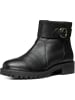 Geox Leder-Ankle-Boots "Hoara" in Schwarz