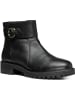 Geox Leder-Ankle-Boots "Hoara" in Schwarz