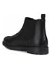 Geox Leder-Chelsea-Boots "Rhadalf" in Schwarz
