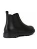Geox Leder-Chelsea-Boots "Rhadalf" in Schwarz