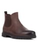 Geox Leder-Chelsea-Boots "Andalo" in Braun