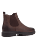 Geox Leren chelseaboots "Andalo" bruin