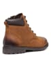 Geox Leder-Boots "Rhadalf" in Hellbraun