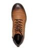 Geox Leder-Boots "Rhadalf" in Hellbraun