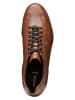 Geox Leder-Sneakers "Wells" in Hellbraun