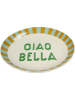 Kersten Dinerbord "Ciao Bella" beige/groen - Ø 25 cm