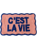 Kersten Badmat "C'est la vie'' lichtroze - (L)50 x (B)80 cm