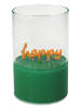 Kersten Decoratieve ledlamp "Happy" groen - (H)10 x Ø 6,5 cm