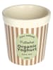 Kersten Doniczka "Yoghurt" w kolorze beżowo-kremowym - wys. 10,4 x Ø 9,7 cm