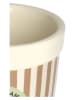 Kersten Bloempot "Yoghurt" beige/crème - (H)10,4 x Ø 9,7 cm