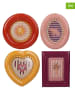 Kersten 4er-Set: Bilderrahmen in Bunt - (L)9 x (B)6 cm