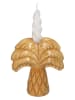 Kersten Kaarsenhouder "Palm Tree" beige - (B)12,7 x (H)14,4 x (D)5,5 cm