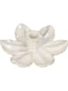 Kersten Świecznik "Flower" w kolorze kremowym - wys. 4,5 x Ø 17 cm