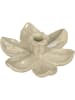 Kersten Kerzenhalter ''Flower'' in Beige - (H)4,5 x Ø 17 cm