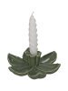 Kersten Świecznik "Flower" w kolorze zielonym - wys. 4,5 x Ø 17 cm