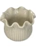 Kersten Bloempot beige - (H)14 cm - Ø 16,5 cm