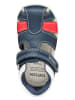 Geox Halbsandalen "Elthan" in Dunkelblau/ Rot