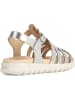 Geox Leder-Sandalen "Soleima" in Silber