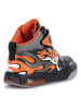 Geox Sneakers "Inek" zwart/oranje