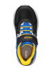 Geox Sneakers "New Torque" zwart/zilverkleurig