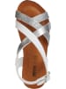 Geox Sandalen "Chilene" wit/zilverkleurig