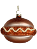 Kersten Christbaumkugel ''Croquette Sandwich'' in Braun - (H)8,5 cm