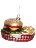 Kersten Baumschmuck "Hamburger Fries" in Bunt - (B)10 cm