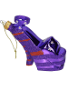 Kersten Kerstboomversiering "Retro Shoe" paars - (B)10 cm