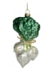 Kersten Baumschmuck "Raddish" in Grün/ Weiß - (H)12 cm
