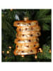 Kersten Kerstboomversiering "Cookie Stack" goudkleurig - (H)9,5 cm